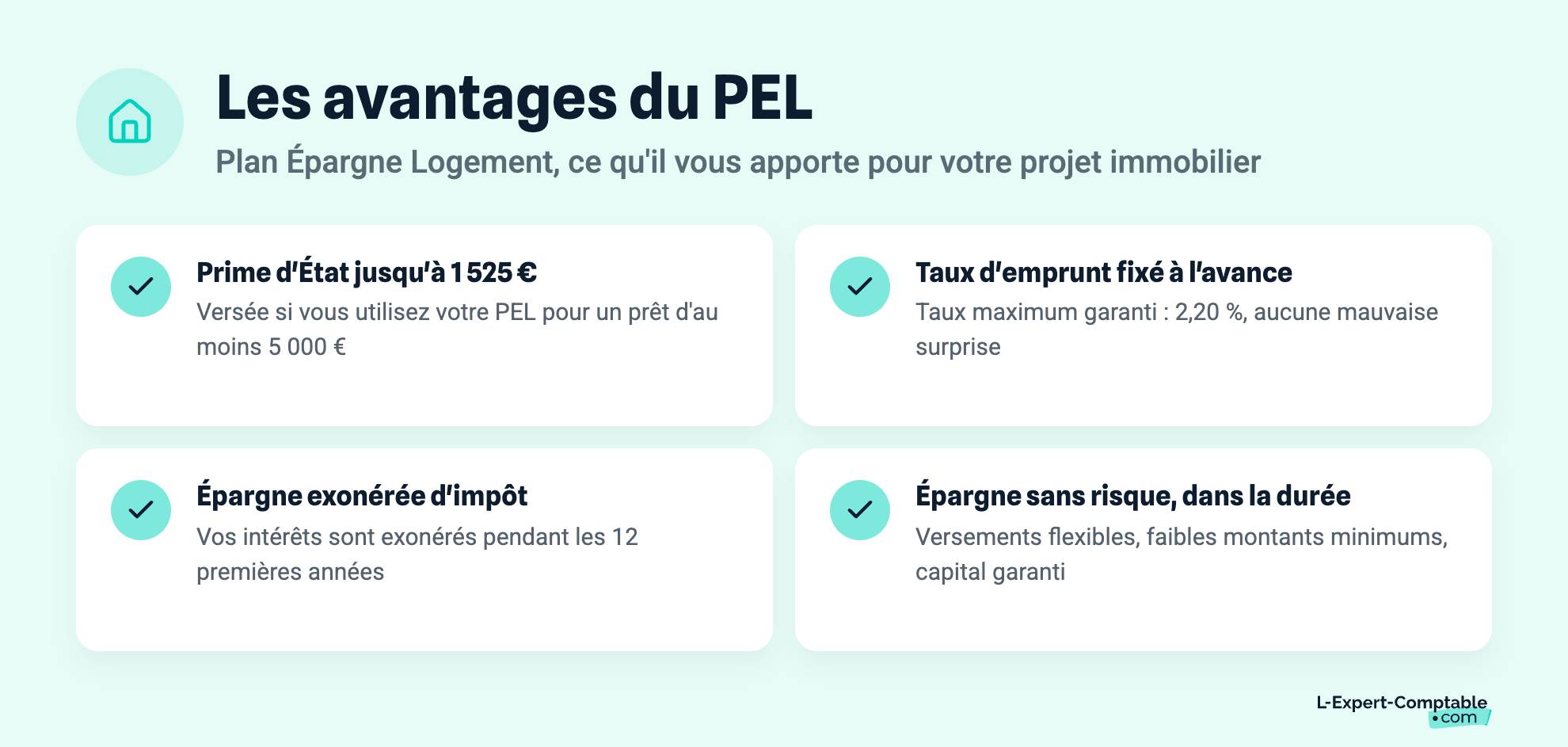 Les avantages du PEL